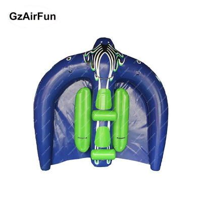 Hot selling inflatable flying manta for water sports Blue