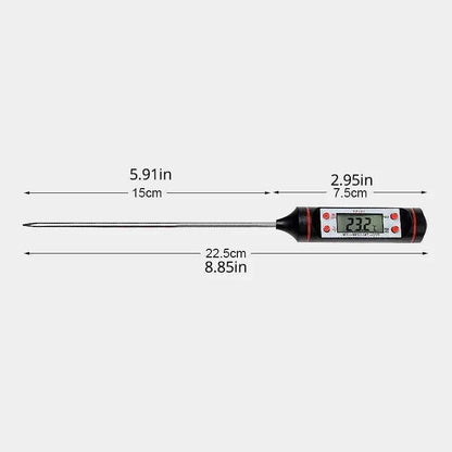 Digital Chef Pro Thermometer - Top-Rated Electronic Probe with Liquid Crystal Display