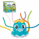 Space Rocket Octopus Sprinkler Water Toy Automatic Rotation Fun Spray Water Children's Water Playing Outdoor Toys