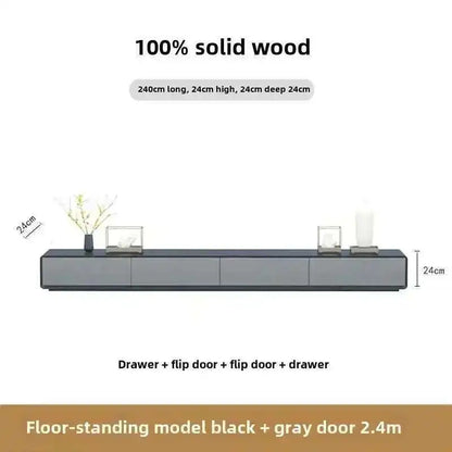 Compact Tv Stand Modern Living Room Furniture Lowboard Stands Table Entertainment Makeup Gamer Muebles Para Tv Trendy Furniture 2.4m Style12