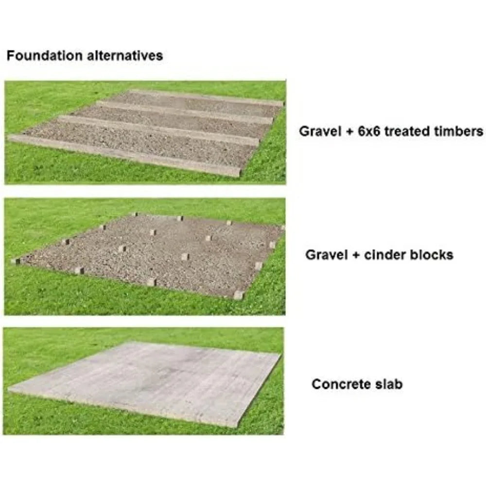 Garden House Kit，Garden Buildings，Product Dimensions 169"D x 228"W x 96.5"H