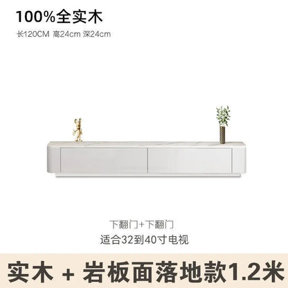 Modern Luxury Coffee Table Cabinet Combo - Space-Saving Living Room Furniture White 1.2 meters sol