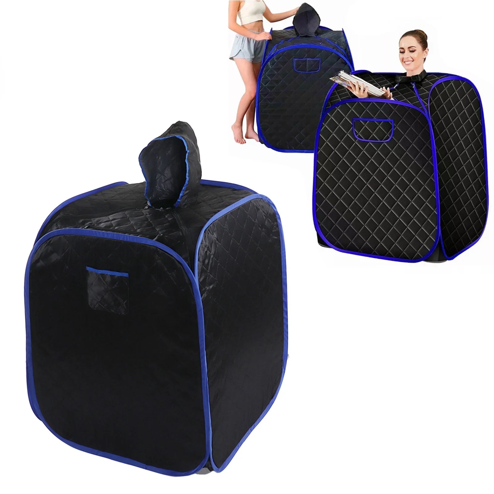 Portable Steam Sauna Tent Full Size Personal Steam Sauna Personal Home Spa with Remote Control