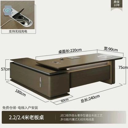 Luxury Minimalist Office Desk - Enhance Your Workspace with Style and Functionality style2