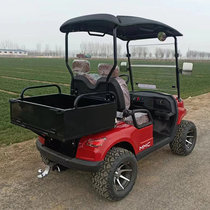 Brand New 4 Wheel Utility Vehicle 2 4 6 Seater 48/60/72V Electric Scooter Club Car Off Road Golf Cart With Rear Cargo Box
