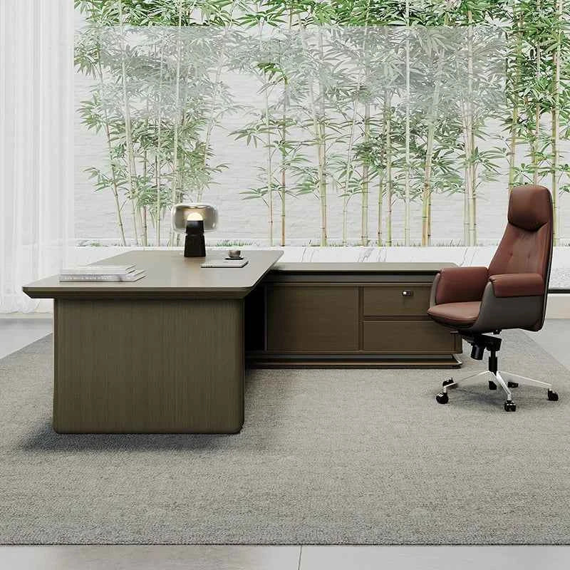 Luxury Minimalist Office Desk - Enhance Your Workspace with Style and Functionality