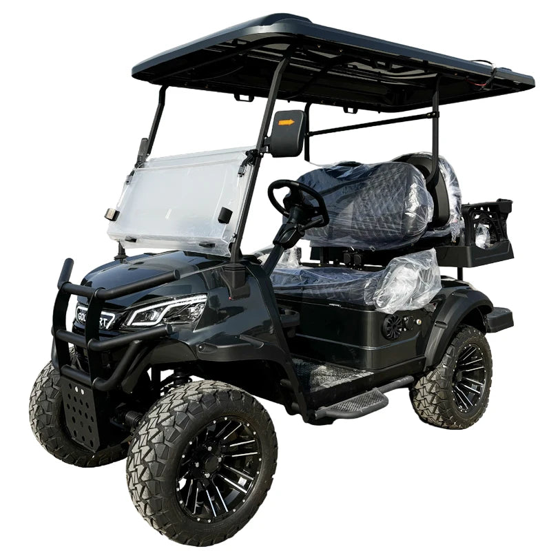 2025 New Energy 4-6 Seater Customized Electric Golf Carts - High-Performance AC Motor & Lithium-Ion Battery