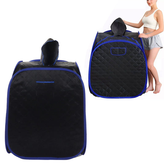 Portable Steam Sauna Tent Full Size Personal Steam Sauna Personal Home Spa with Remote Control Default Title