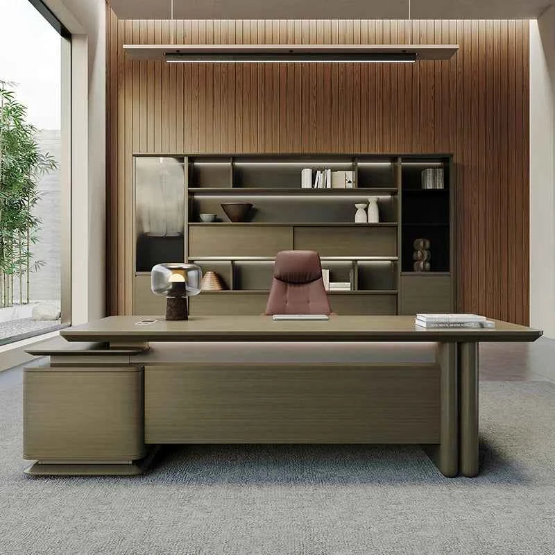 Luxury Minimalist Office Desk - Enhance Your Workspace with Style and Functionality