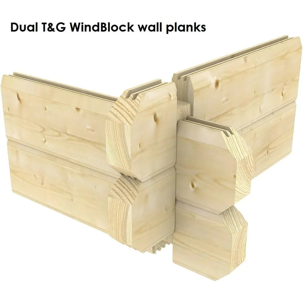 Garden House Kit，Garden Buildings，Product Dimensions 169"D x 228"W x 96.5"H