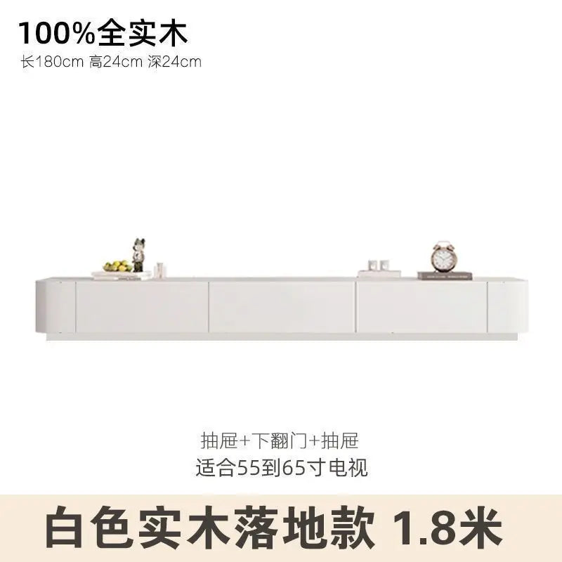 Modern Luxury Coffee Table Cabinet Combo - Space-Saving Living Room Furniture White 1.8 meters sol 1