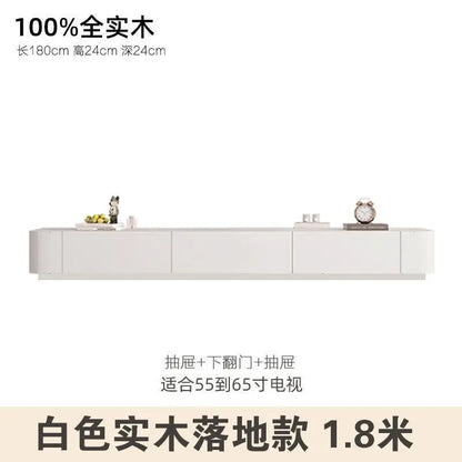 Modern Luxury Coffee Table Cabinet Combo - Space-Saving Living Room Furniture White 1.8 meters sol 1