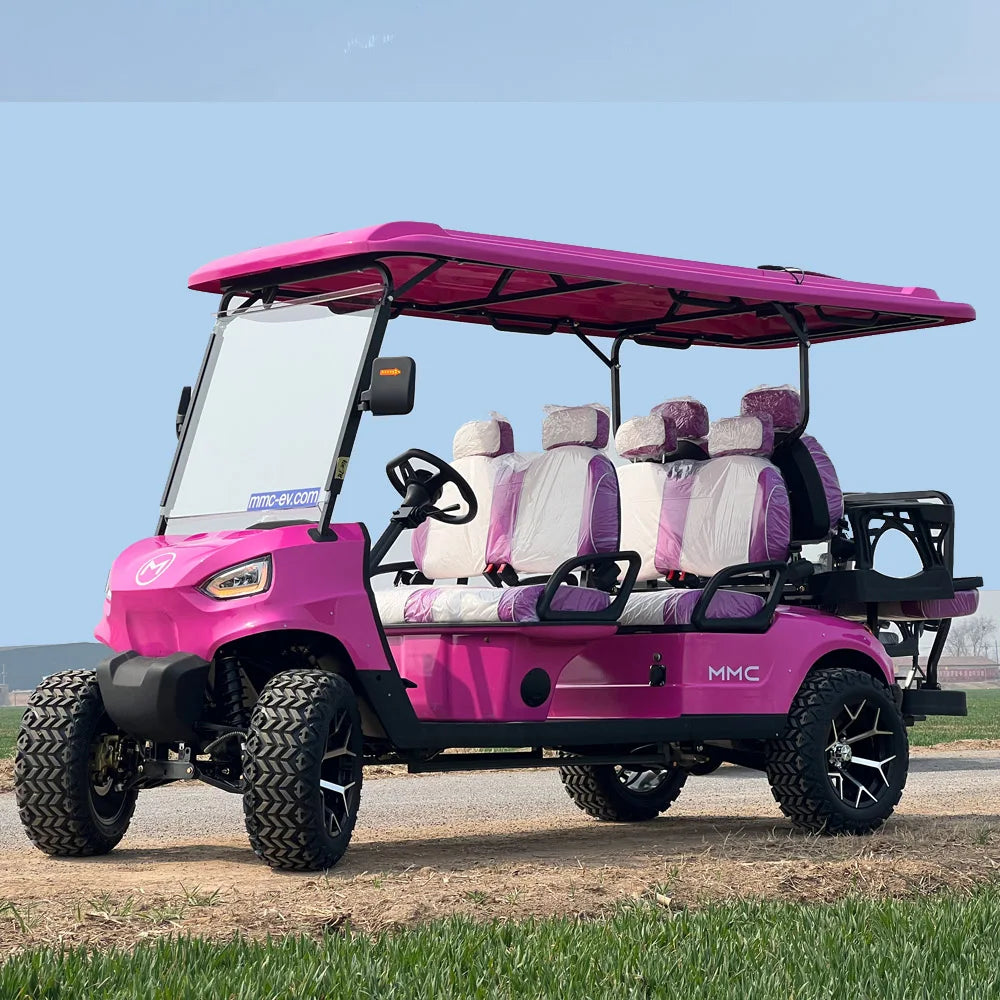 High-Performance 2-Seat Electric Golf Cart - Powerful 5000W Motor with Storage & Off-Road Capability MB 6