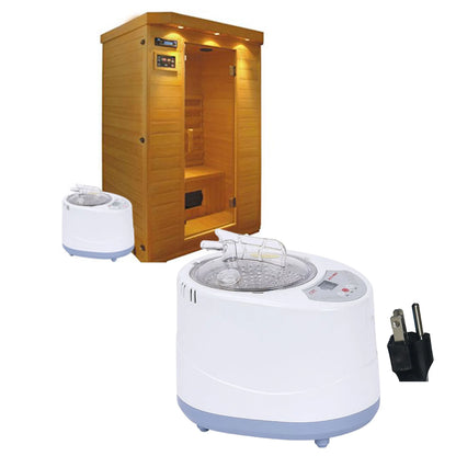 Portable Steam Sauna US Plug 3L Sauna Steamer Machine 9 Temperature Levels Home SPA for Fumigation Machine
