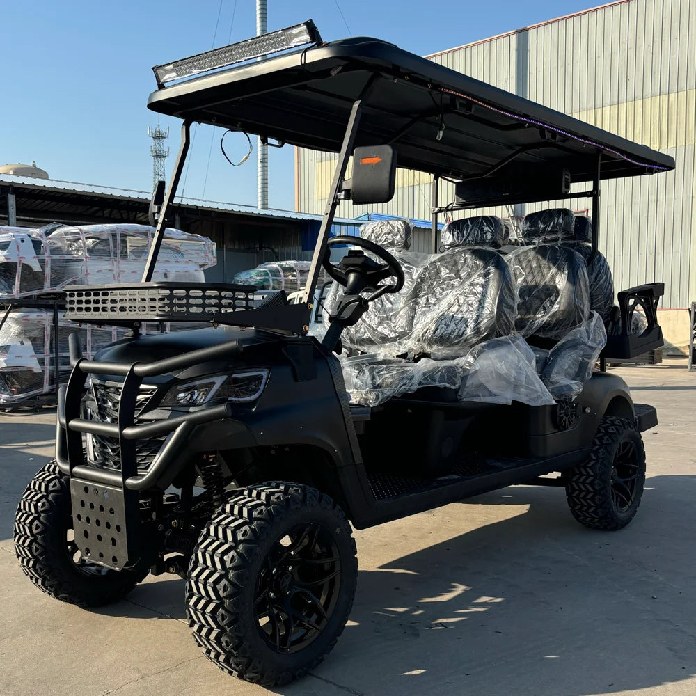 High-Performance 2-Seat Electric Golf Cart - Powerful 5000W Motor with Storage & Off-Road Capability