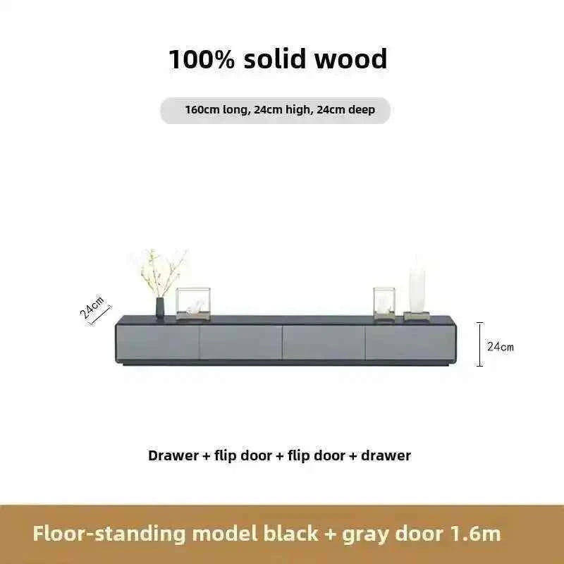 Compact Tv Stand Modern Living Room Furniture Lowboard Stands Table Entertainment Makeup Gamer Muebles Para Tv Trendy Furniture 1.6m Style10