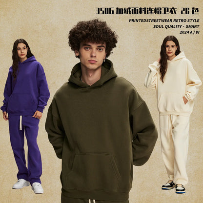 Loose fleece sweater