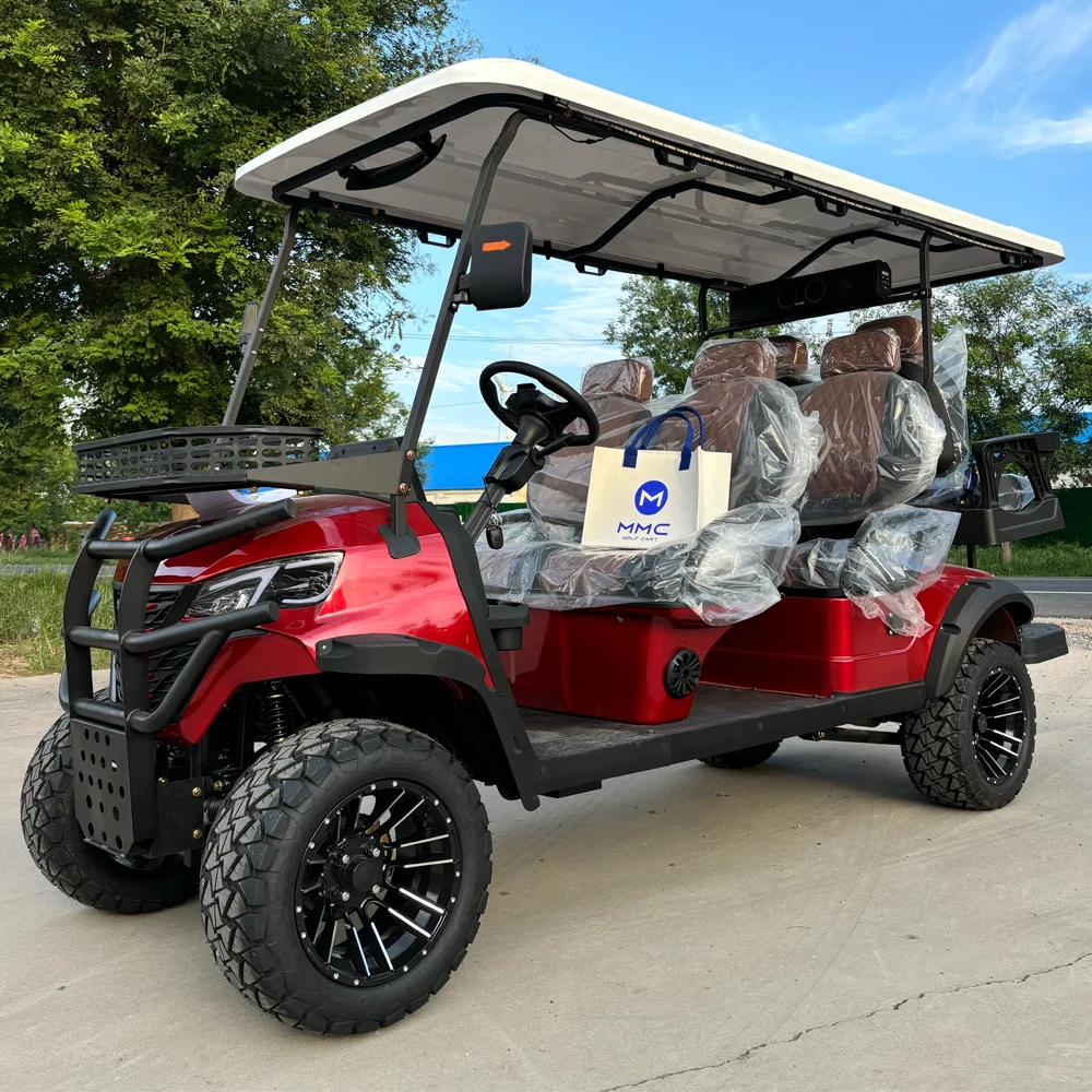 2025 New Energy 4-6 Seater Customized Electric Golf Carts - High-Performance AC Motor & Lithium-Ion Battery