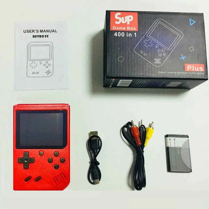 Retro Game Console - 400 Built-In Games, Portable, TV Connectable