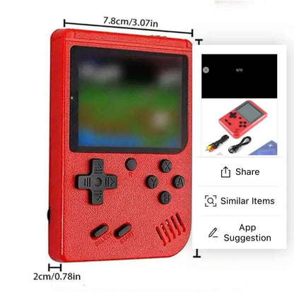 Retro Game Console - 400 Built-In Games, Portable, TV Connectable