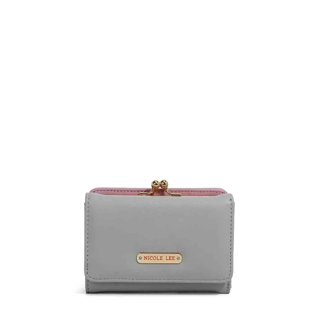 Nicole Lee USA Vegan Leather Trifold Wallet