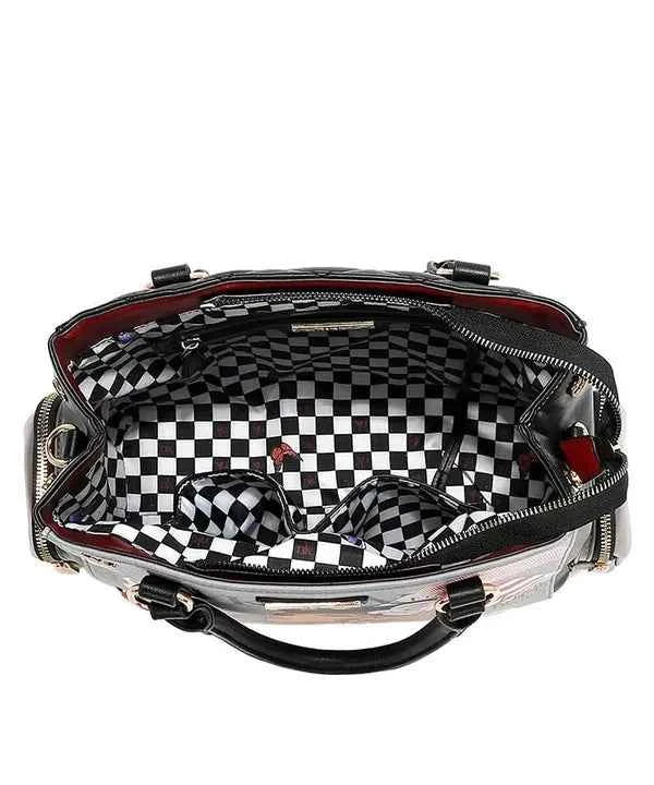 Nicole Lee USA Eco-Leather Handbag with Side Pockets