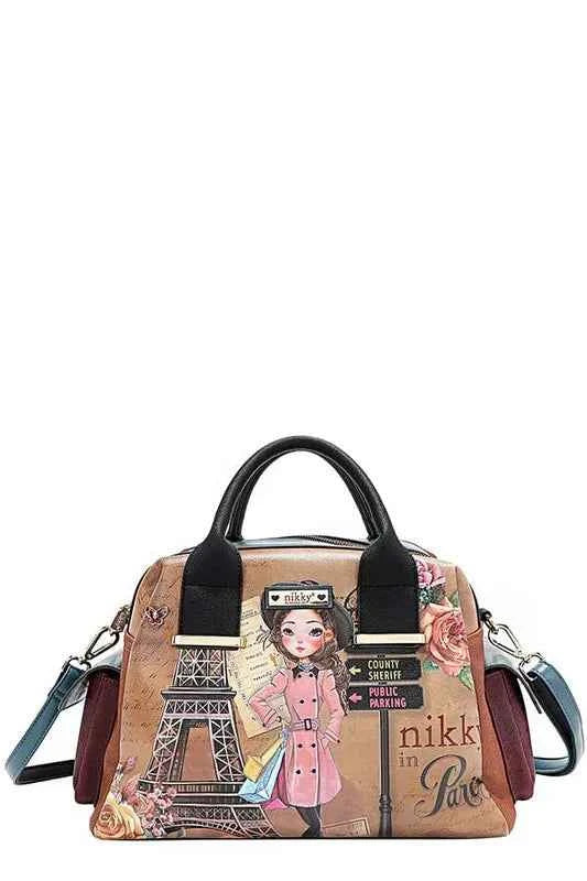 Nicole Lee USA Eco-Leather Boston Bag
