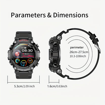 SmartFit Pro: Ultimate Smart Watch with TWS Earbuds, Fitness Tracker & MP3 Player