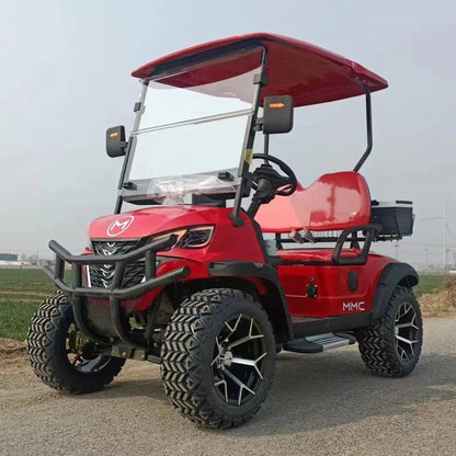 Brand New 4 Wheel Utility Vehicle 2 4 6 Seater 48/60/72V Electric Scooter Club Car Off Road Golf Cart With Rear Cargo Box