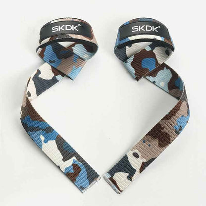 Camouflage Power Band - Top-Rated Grip Strength Fitness Band for Pull-Ups Camouflage Blue 1 Pair