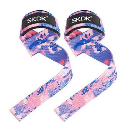 Camouflage Power Band - Top-Rated Grip Strength Fitness Band for Pull-Ups Purple flowers 1 Pair