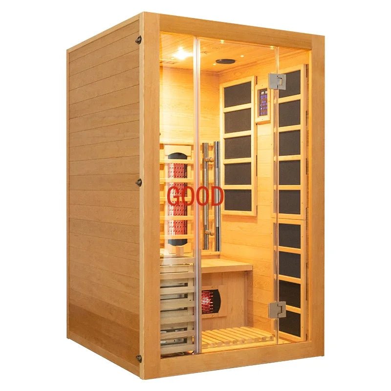 Canadian Hemlock & Red Cedar 2-Person Infrared Sauna - Top-Rated & User-Friendly