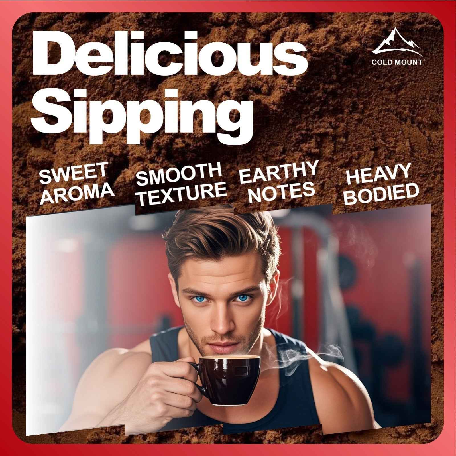 Maca root coffee blend with smooth texture and sweet aroma for a delicious sipping experience
