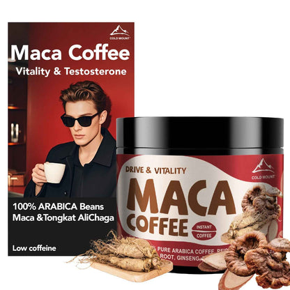 Cold Mount Maca Root Coffee Blend for Vitality Boost