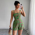 Signature Scoop Neck Wide Strap Tank and Shorts Active Set