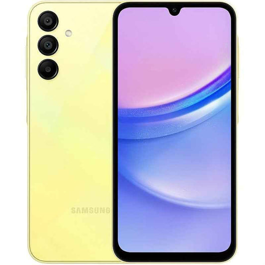 Samsung Galaxy A15 4G LTE A155M 6+128GB Android Smartphone, Unlocked For All Carriers, Yellow