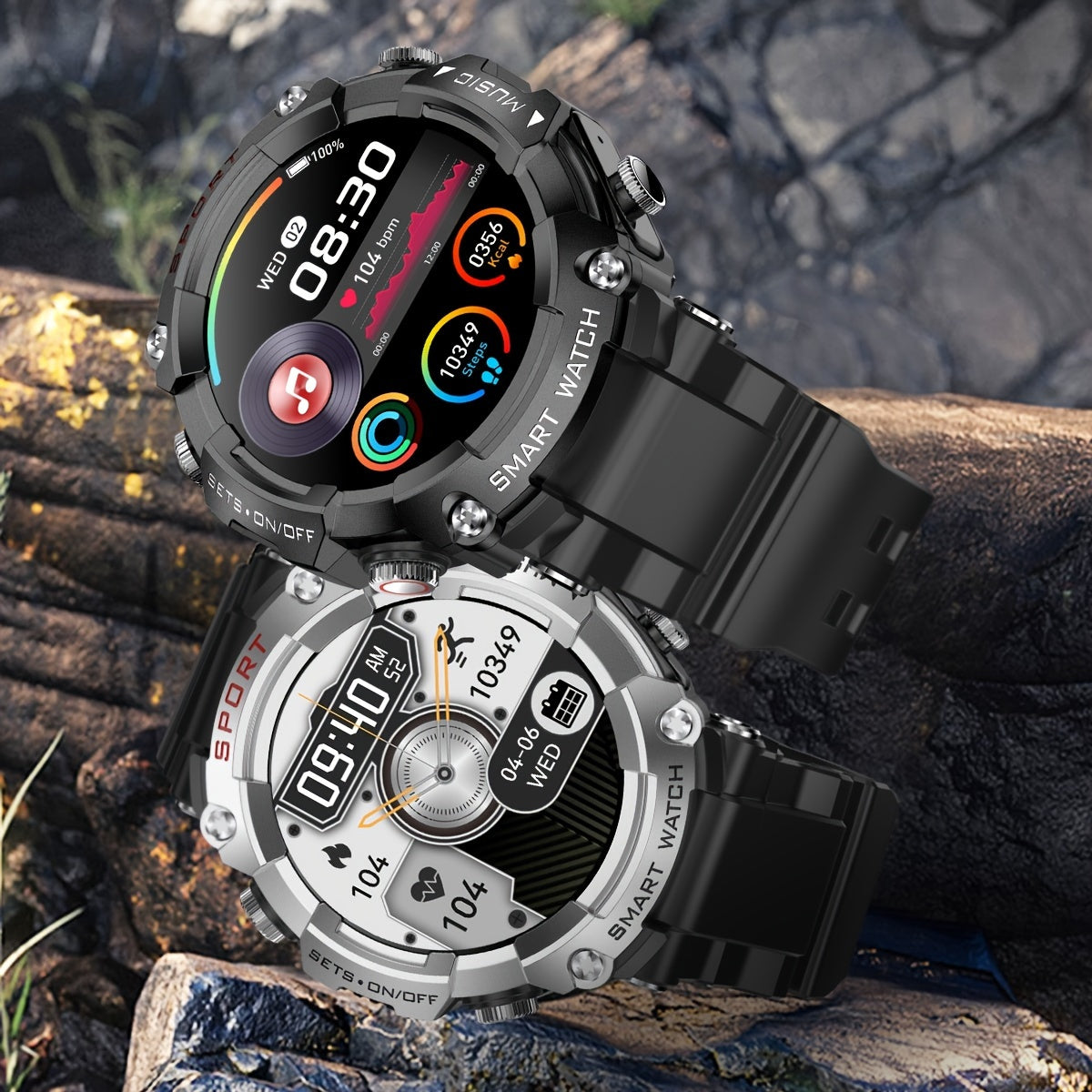SmartFit Pro: All-in-One Smart Watch with TWS Earbuds, Fitness Tracker & MP3 Player