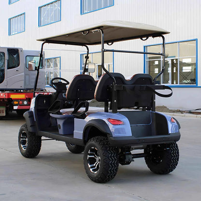 EEC Certified Street-Legal Electric Golf Cart - 72V Lithium Battery with Lifted Design
