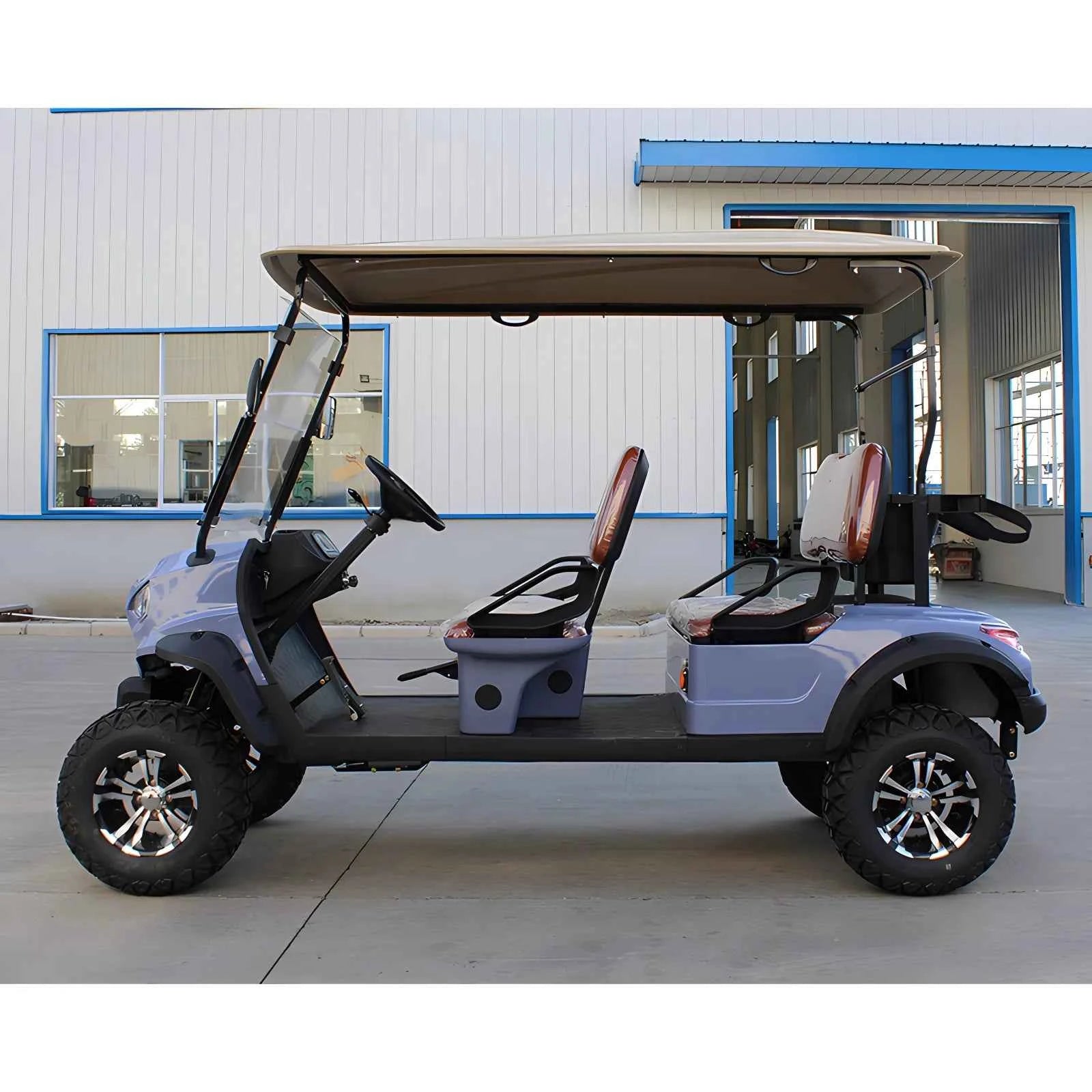 EEC Certified Street-Legal Electric Golf Cart - 72V Lithium Battery with Lifted Design