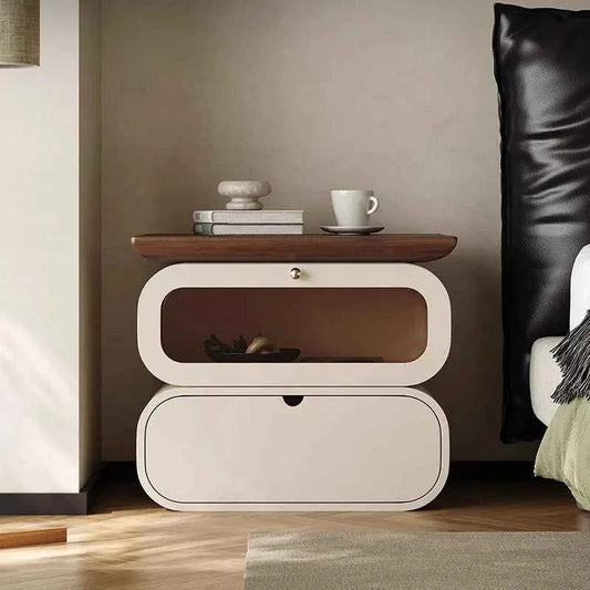 European Modern Bedside Table - Luxury Nightstand with Storage