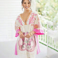Signature Full Size Ruched Three-Quarter Sleeve Blouse Plus Size
