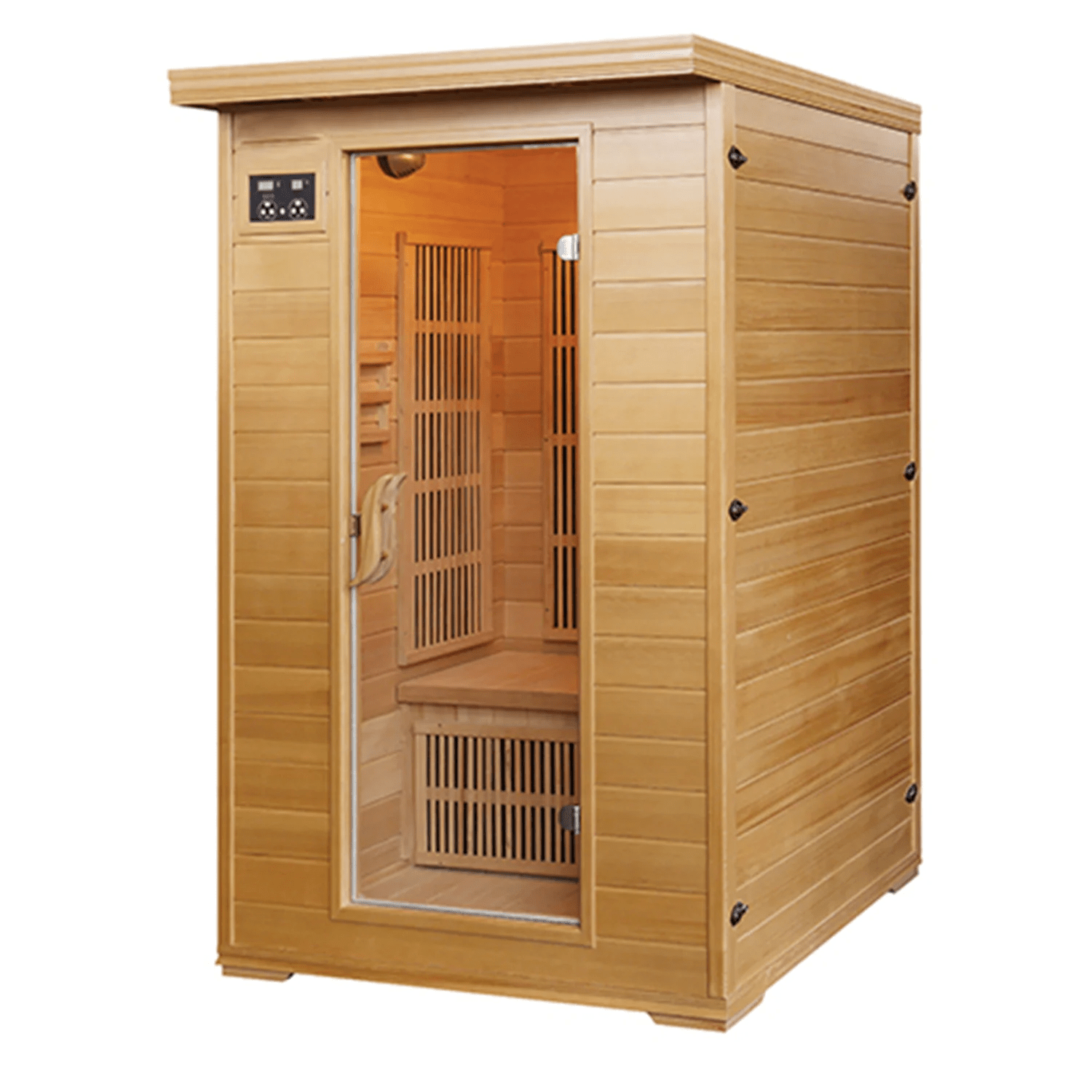 Far Infrared Sauna with Intelligent Temp Control Brown