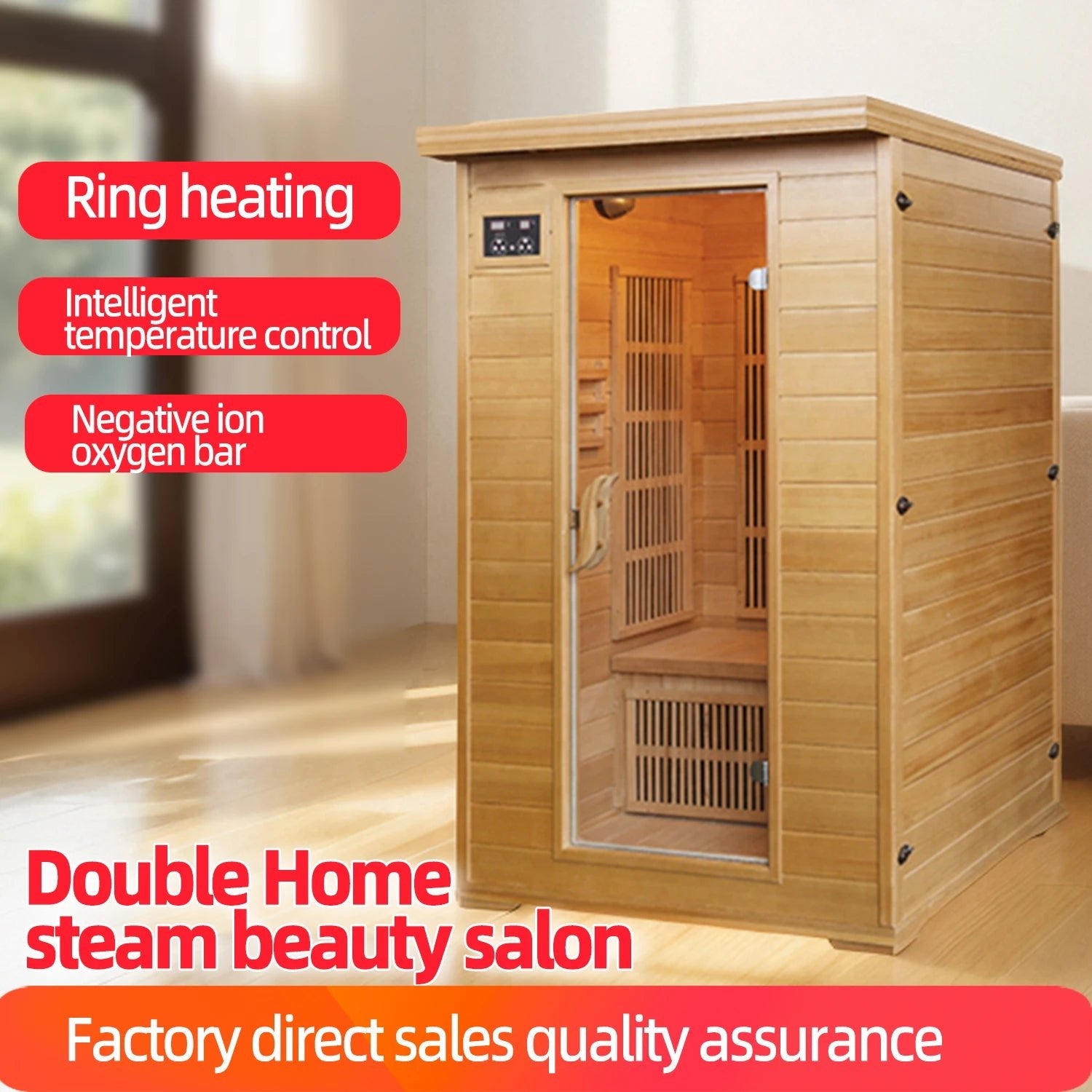 Far Infrared Sauna with Intelligent Temp Control