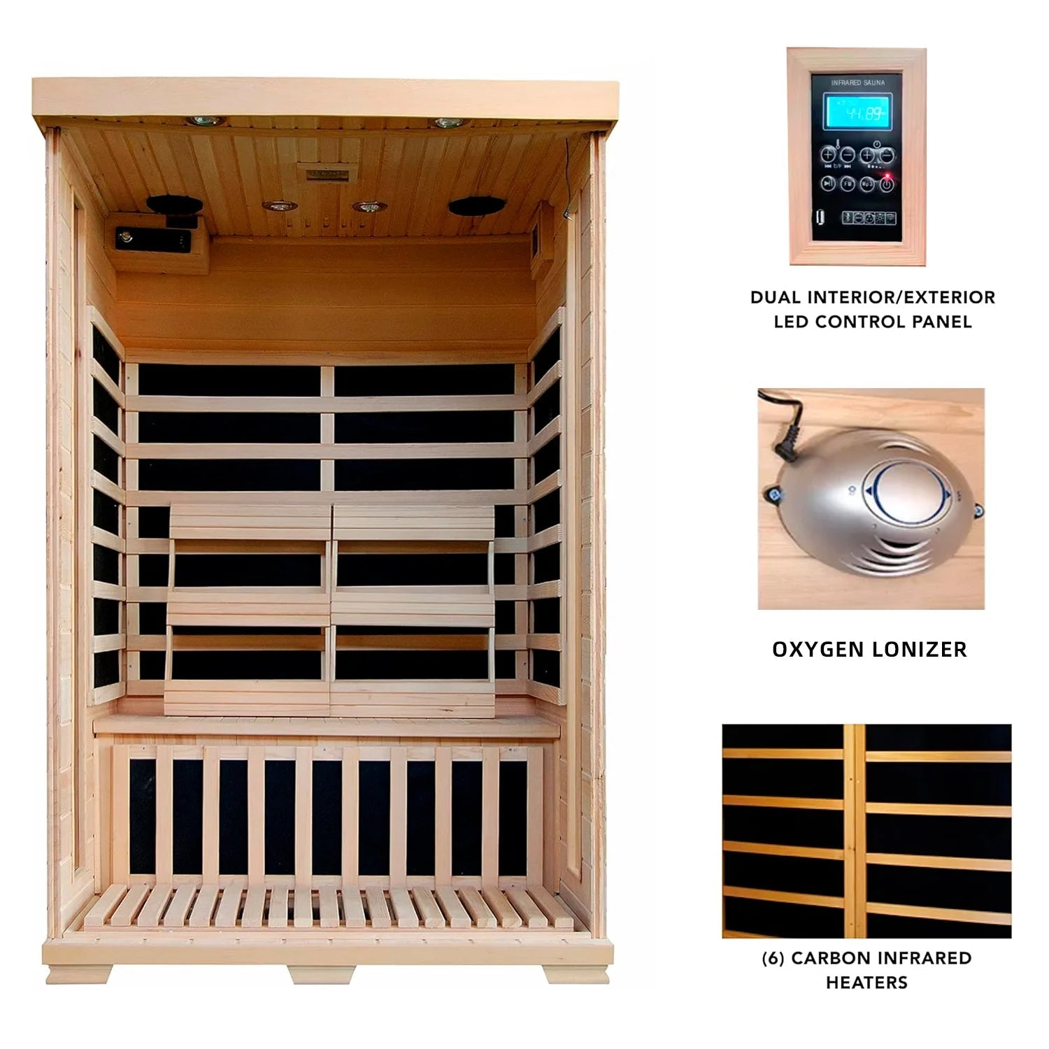 Far Infrared Sauna with Intelligent Temp Control