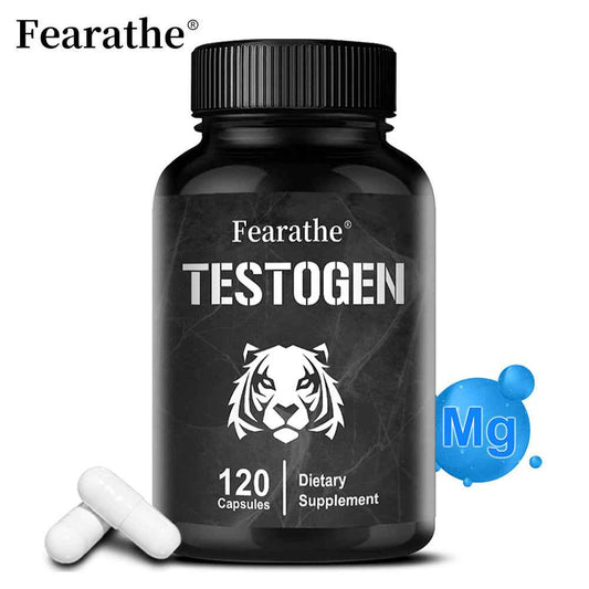Fearathe Testogen Testosterone Booster Capsules - 120 Count 120 Capsules