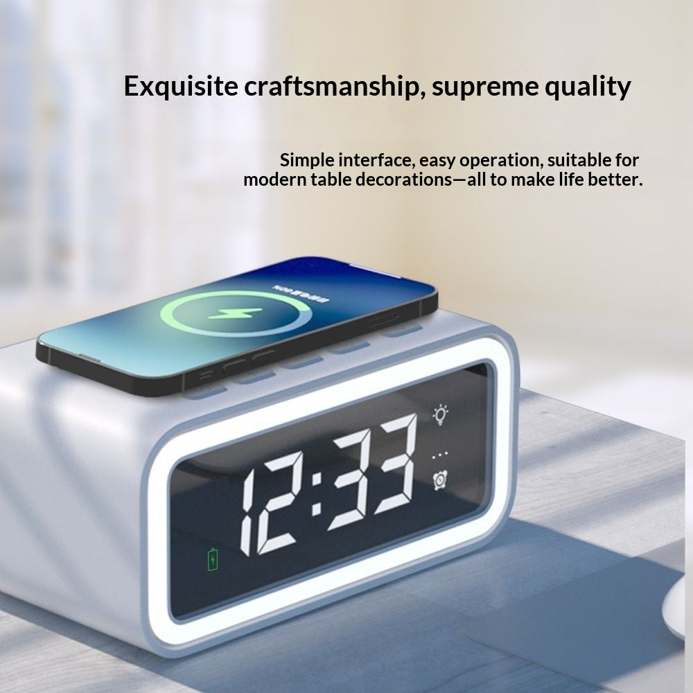 Signature Wireless Charging Dock with Alarm Clock