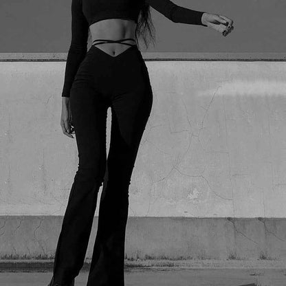 Flared Track Pants with High Comfort