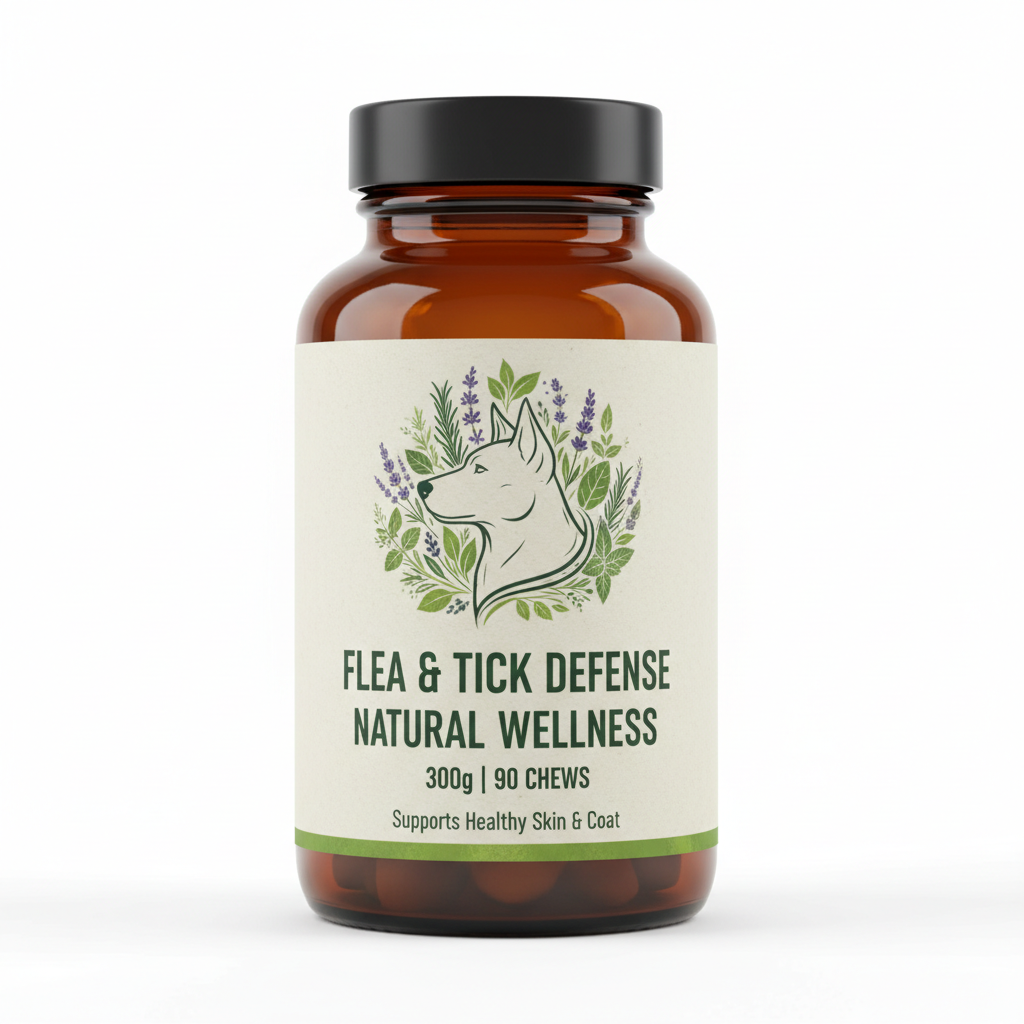 Flea & Tick Dog Health Supplement - 300g Bottle