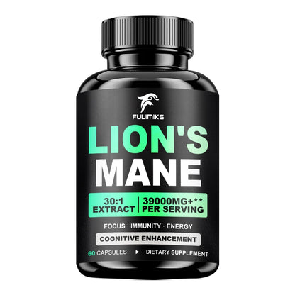 Lion's Mane Mushroom Extract - Brain Focus & Clarity Supplement 1 Bottles United States