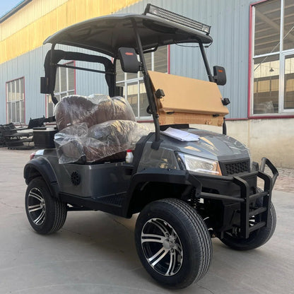 High-Performance 2-Seat Electric Golf Cart - Powerful 5000W Motor with Storage & Off-Road Capability